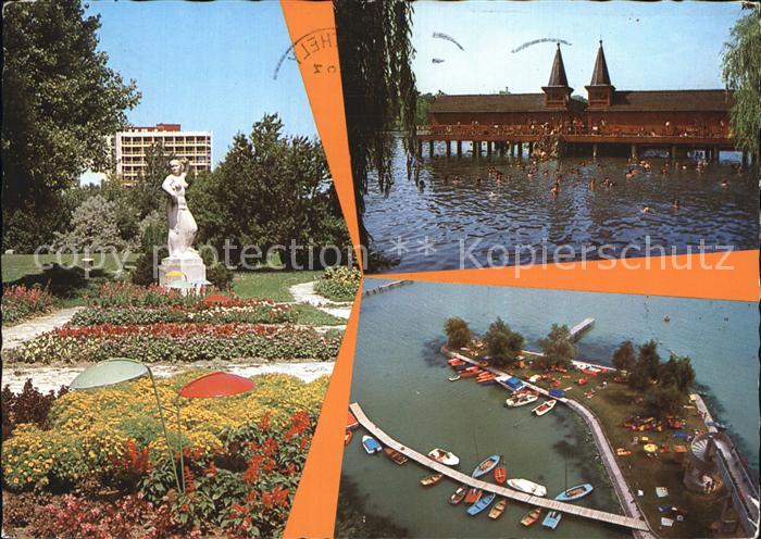 Keszthely Heviz Heilbad Denkmal Statue Hafen