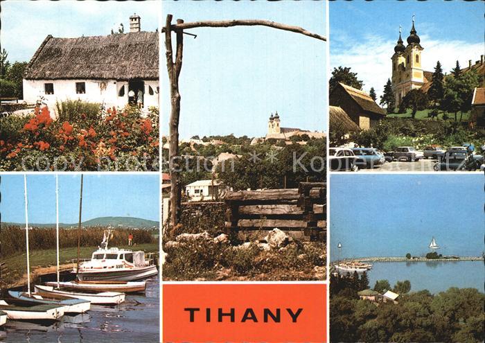 Tihany Teilansichten Kirche Hafen