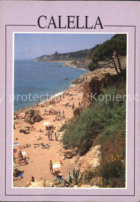 Calella Las Rocas Playa Strand Kueste