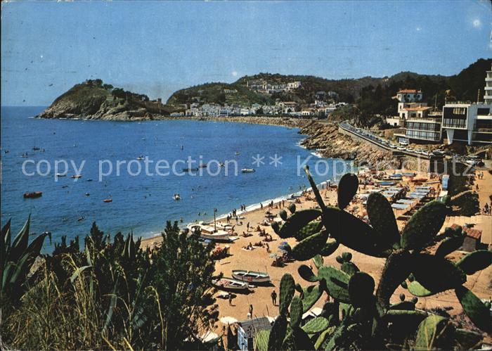 Tossa de Mar Panorama Strand Kueste