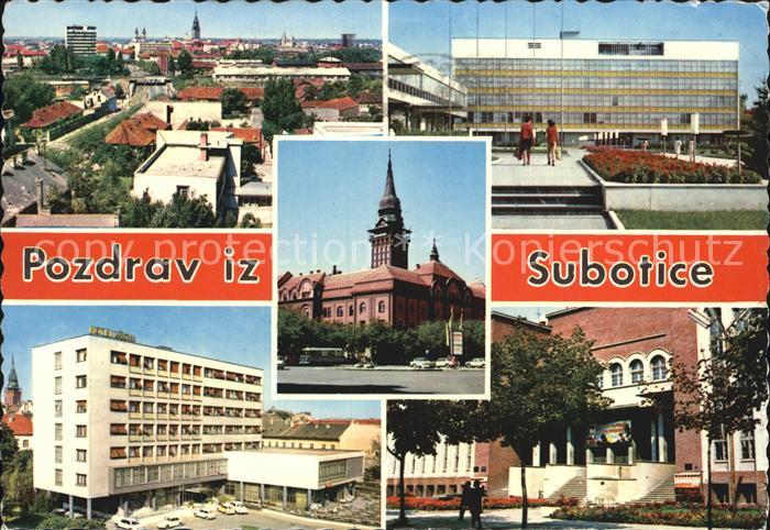 Subotica Teilansichten Gebaeude