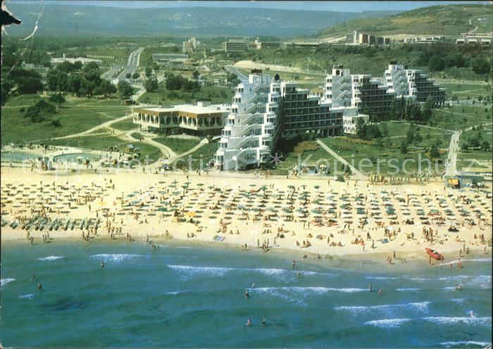 Albena Strand Hotelanlagen Fliegeraufnahme