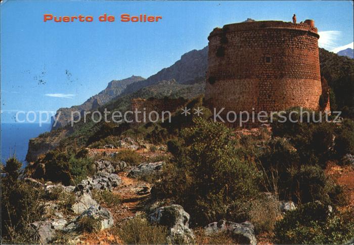 Puerto de Soller Burgruine Steilkueste