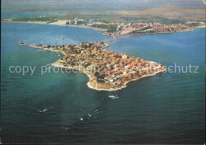 Nessebar Nessebyr Nessebre Halbinsel Fliegeraufnahme