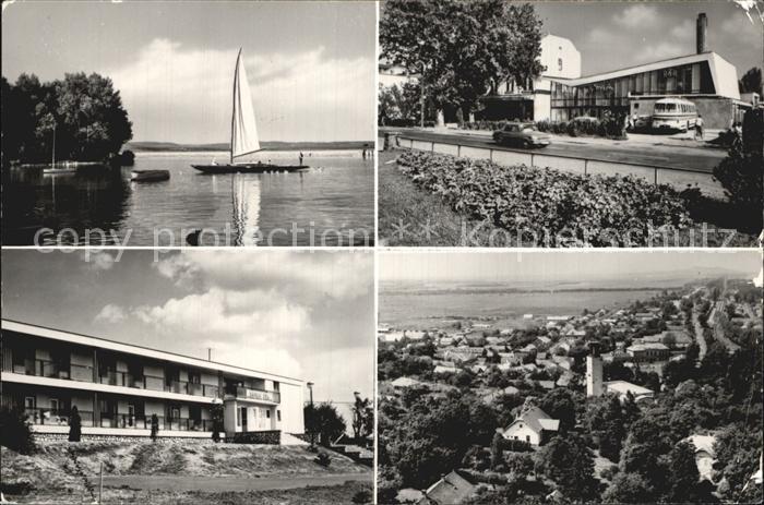 Balatonboglar Uferpartie Segelboot Hotel Restaurant