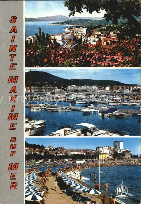 Sainte Maxime sur Mer Var Panorama Cote d Azur Nouveau Port Plage