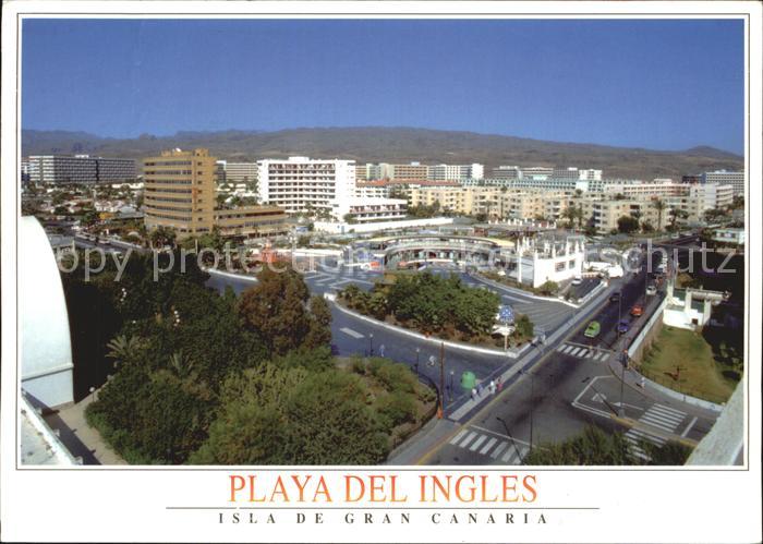 Playa del Ingles Blick ueber die Stadt