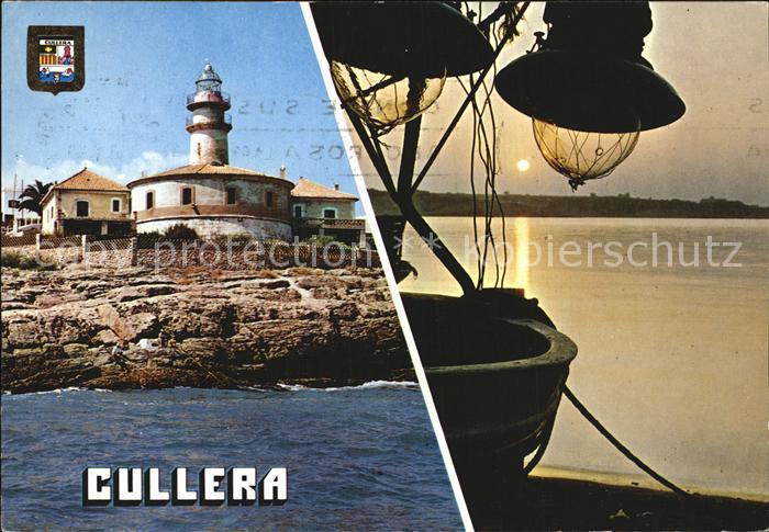 Cullera Valenciana Vista del Faro Atardecer Leuchtturm Sonnenuntergang am Meer