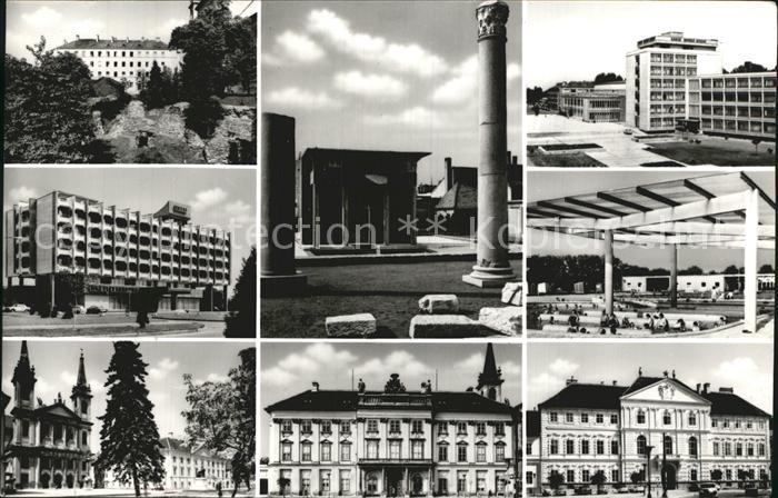 Szombathely Teilansichten Gebaeude