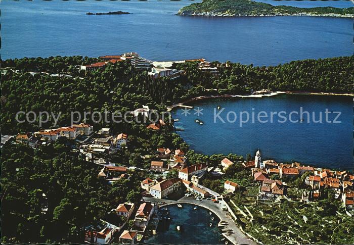 Dubrovnik Ragusa Hotel de luxe Cavtat Fliegeraufnahme