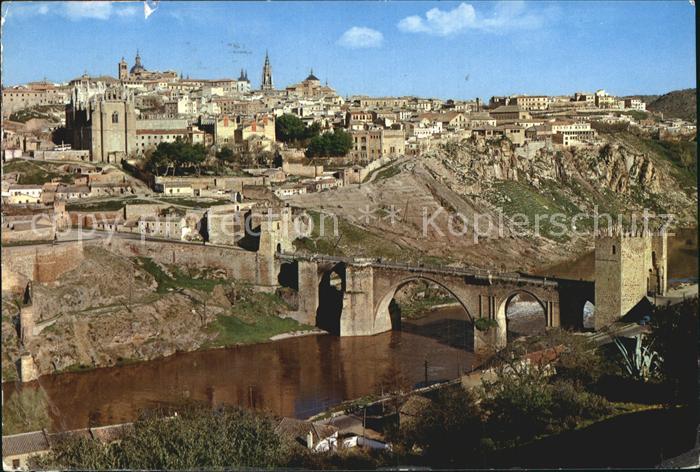Toledo Castilla-La Mancha Panoramica y Puente de San Martin
