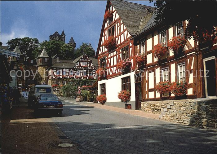 Braunfels Marktplatz Schloss Fachwerkhaeuser Luftkurort