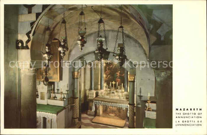 Nazareth Israel The Grotto of Annunciation