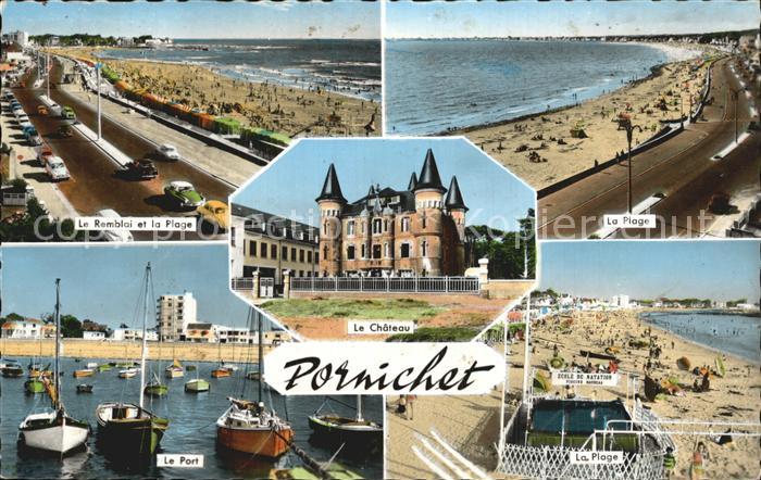 Pornichet Strand Schloss Hafen
