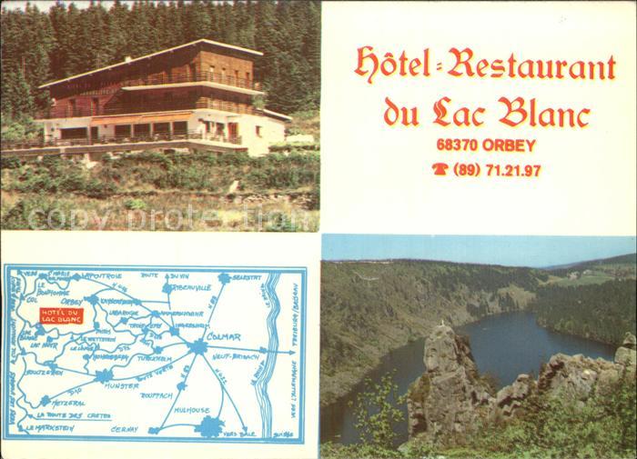Orbey Haut Rhin Hotel du Lac Blanc