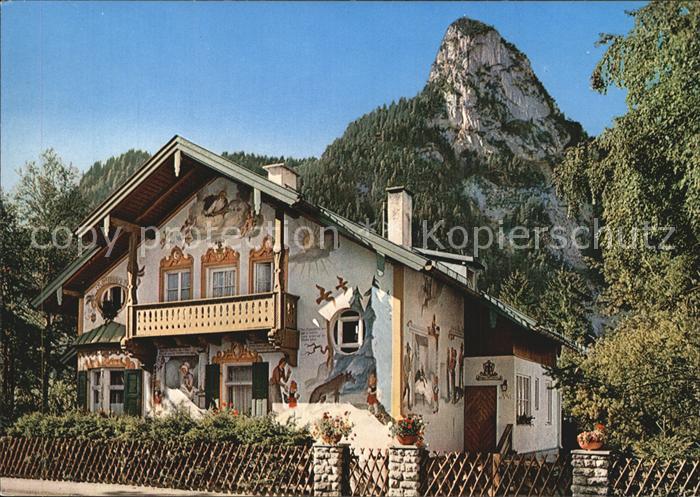 OBERAMMERGAU Bayern Rotkaeppchen Haus Kofel