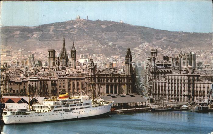 Barcelona Cataluna Hafen Kathedrale Hauptpostamt
