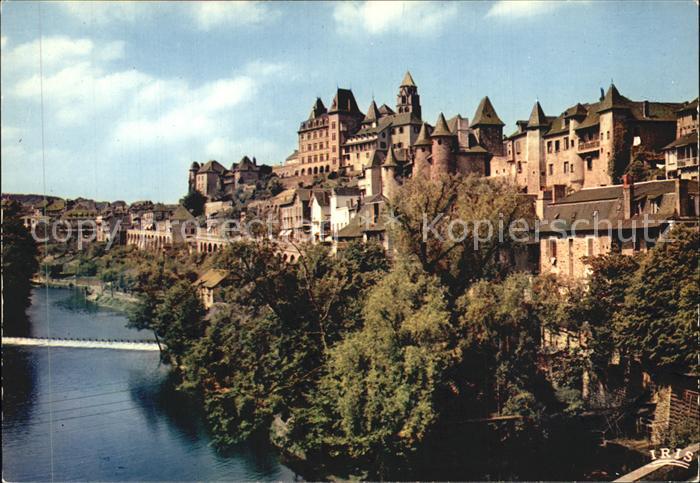 Uzerche Stadtansicht