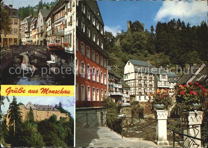 Monschau Montjoie NRW Stadtansicht