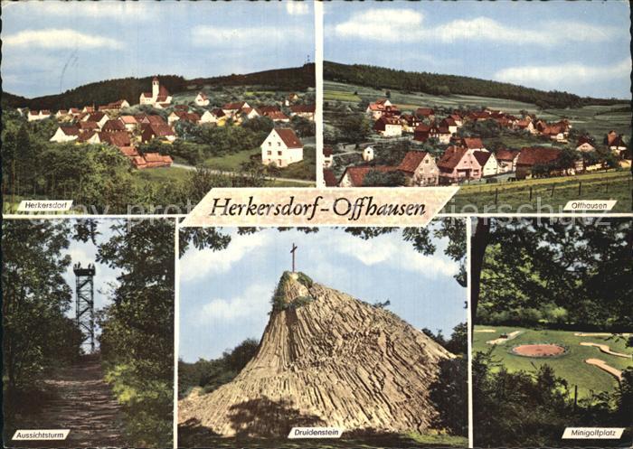Herkersdorf Aussichtsturm Druidensein Minigolf