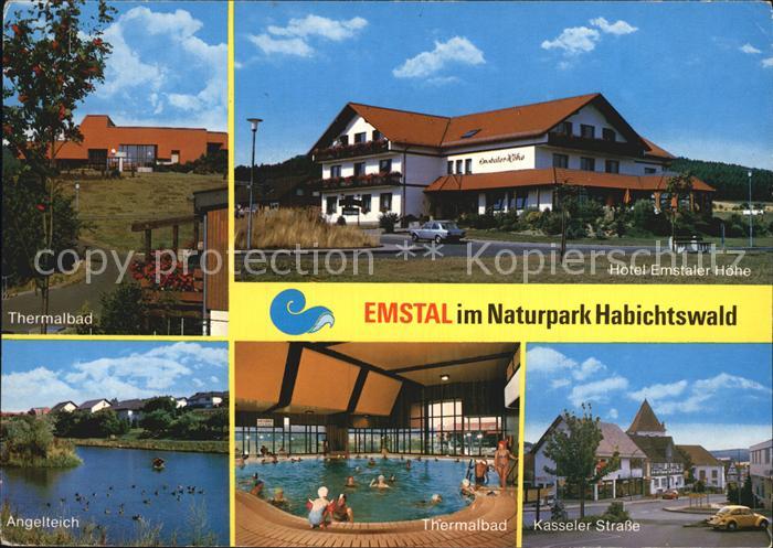 Emstal Thermalbad Angelteich Kasseler Strasse Hotel Emstaler Hoehe