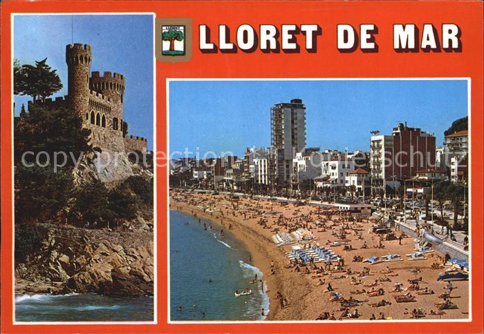 Lloret de Mar Strand Burg
