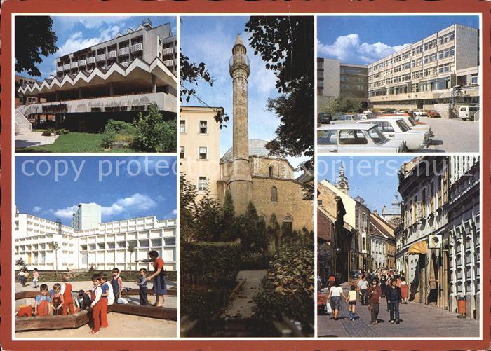Pecs Kirche Wohnsiedlung Fussgaengerzone