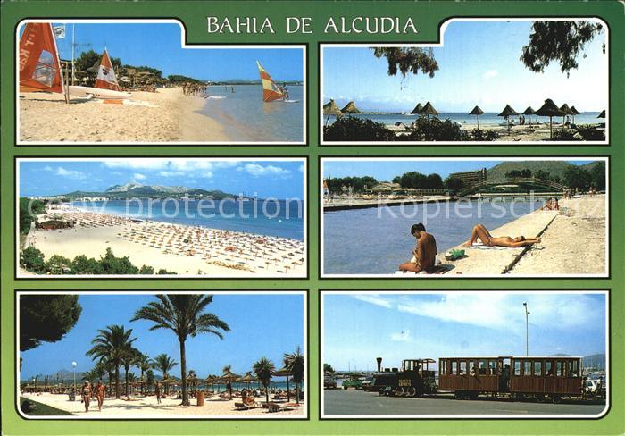Bahia de Alcudia Strand Bahn Schwimmbad