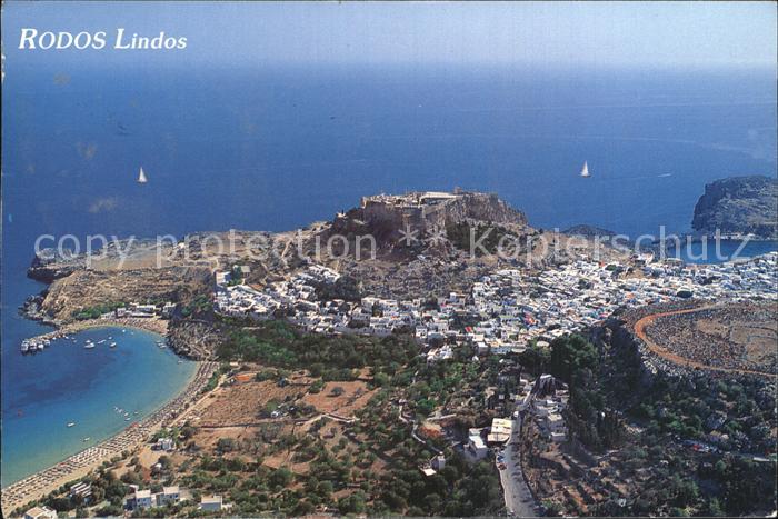 Lindo Lindos Fliegeraufnahme