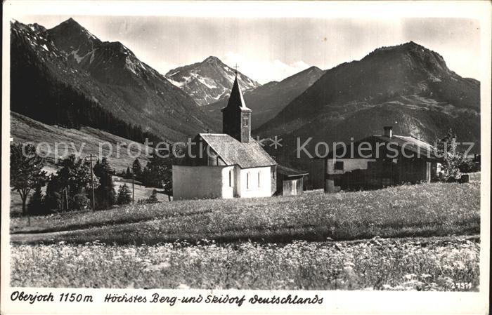 Oberjoch Bergdorf Kapelle