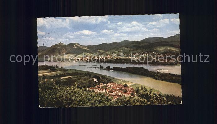 Rolandswerth Insel Nonnenwerth Bad Honnef Rhoendorf und Siebengebirge