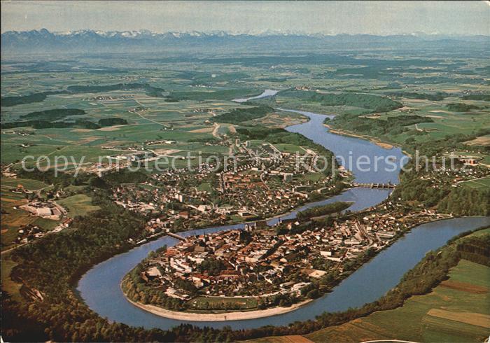 Wasserburg Inn Fliegeraufnahme