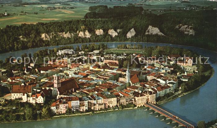 Wasserburg Inn Fliegeraufnahme