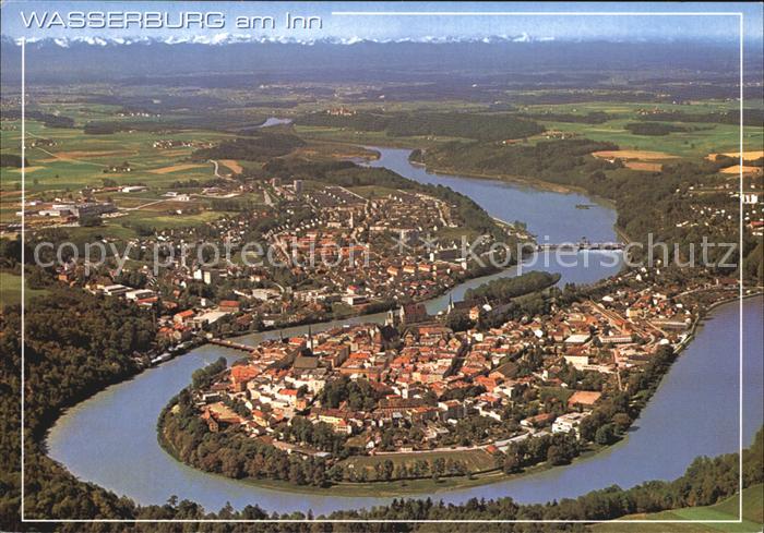 Wasserburg Inn Fliegeraufnahme