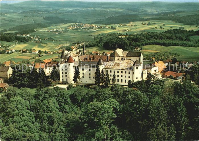 Fuerstenstein Niederbayern Priv Heimvolksschule fuer Knaben Fliegeraufnahme