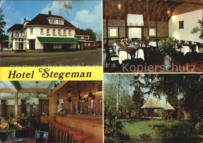 Laren Gelderland Hotel Stegemann Gastraum Bar Garten