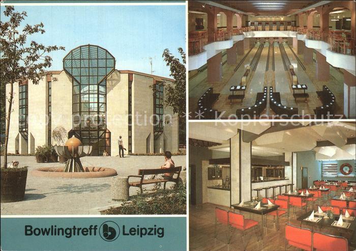 LEIPZIG Sachsen Bowlingtreff Bowlingbahn Kl Halle mit Restaurant