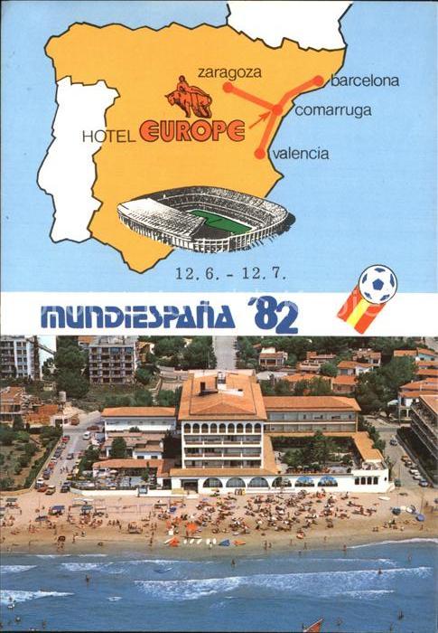 Comarruga Gran Hotel Europe Lageplan