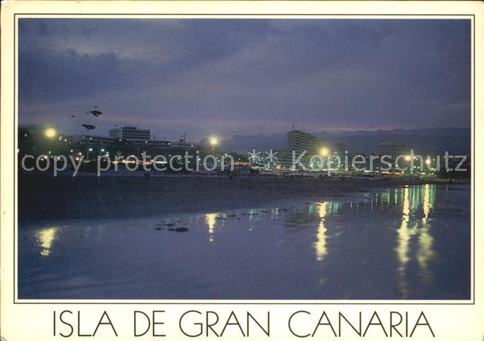 Playa del Ingles Nachtaufnahme