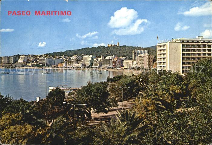 Palma de Mallorca Vista del Paseo Maritimo
