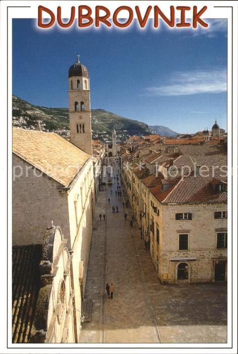 Dubrovnik Ragusa Teilansicht Kirchturm