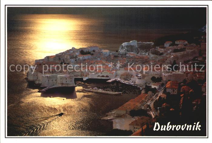 Dubrovnik Ragusa bei Nacht