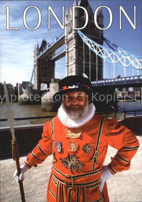 London Beefeater at Tower Bridge