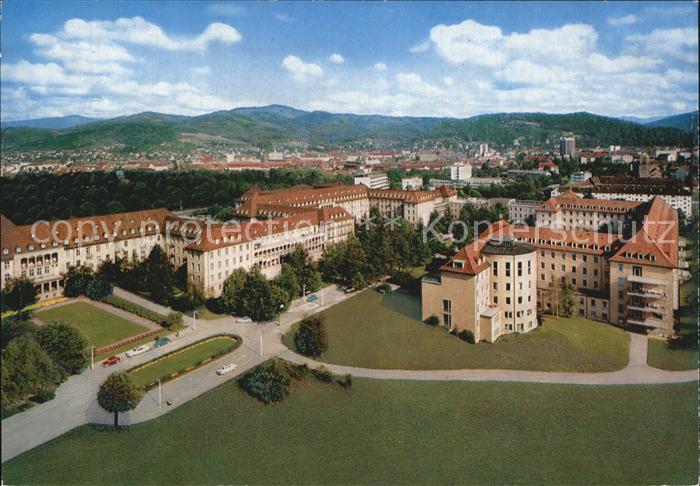Freiburg Breisgau Universitaetskliniken Fliegeraufnahme
