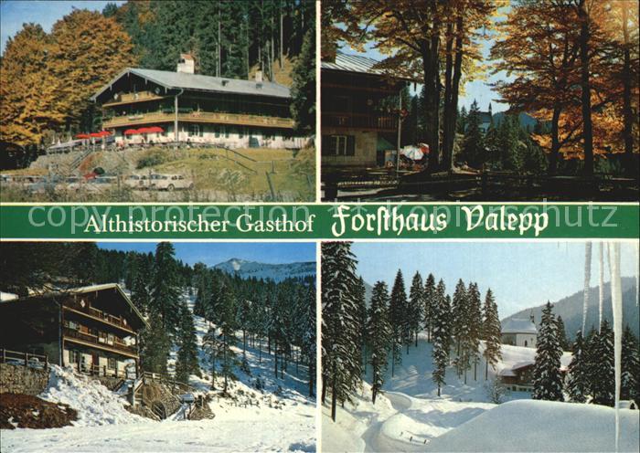 Spitzingsee Forsthaus Valepp Teilansichten