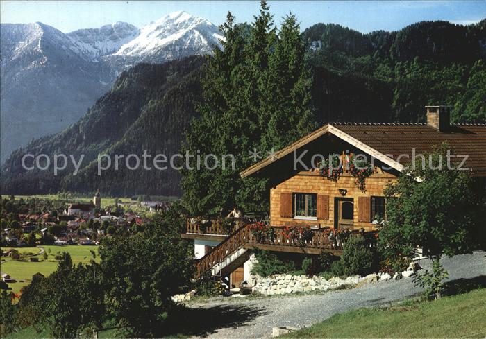 OBERAMMERGAU Bayern Berggasthaus Romanshoehe