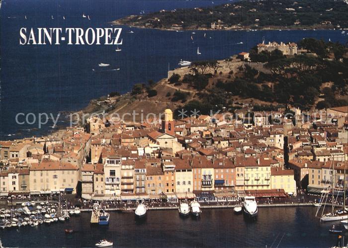 Saint Tropez Var Vue aerienne Le Port La Citadelle