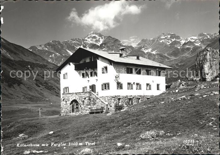 Tirol Region Koelnerhaus mit Furgler