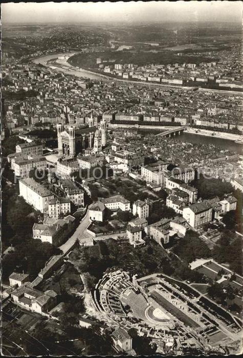 Lyon France La Colline de Fourviere Theatre Romain Faculte de Theologie Basiliqu