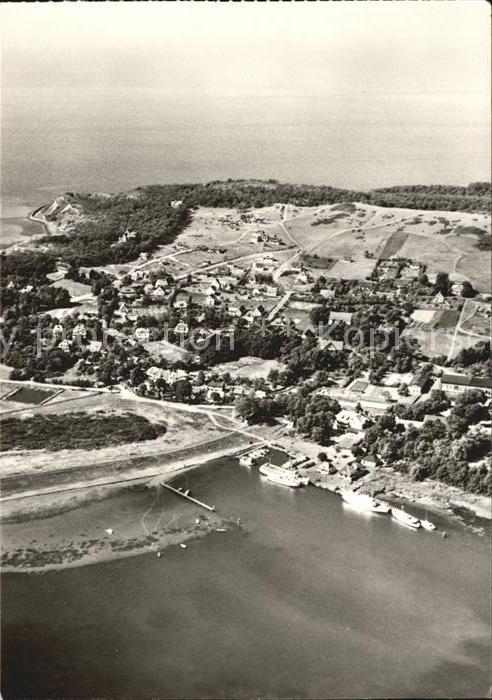 Insel Hiddensee Fliegeraufnahme